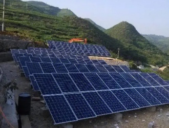 330MW！金下基地四川側光伏項目首批并網